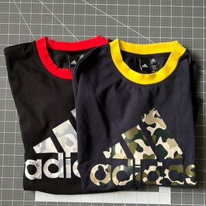 2 Adidas kids long sleeves size L (14-16)
